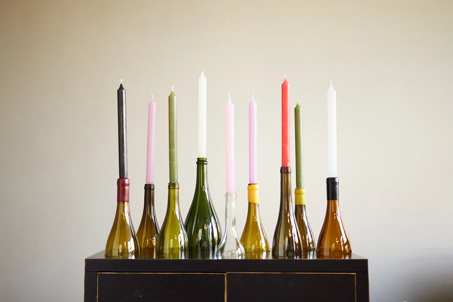 anndy enterprises wine bottle candles